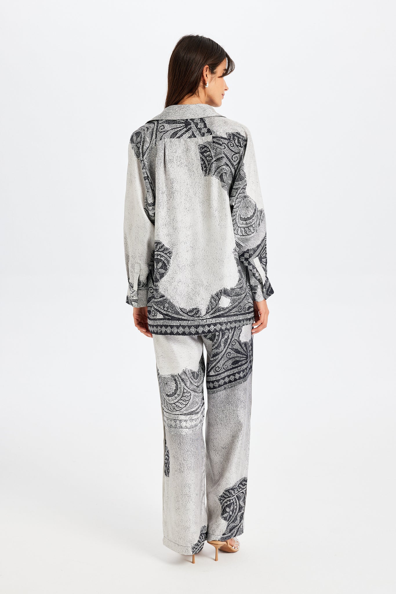 Zeugma Robe Detailed Silk Shirt