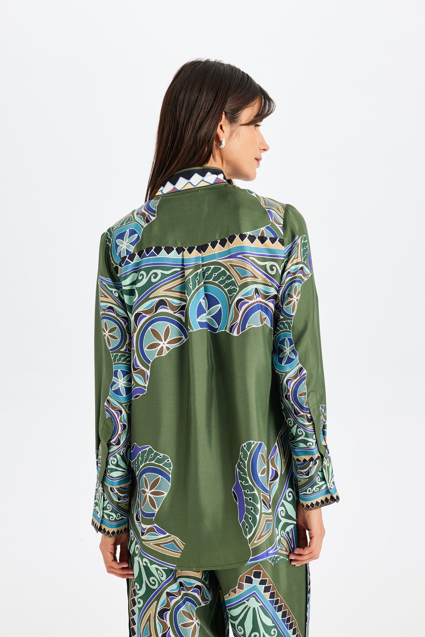 Zeugma Scarf Silk Shirt