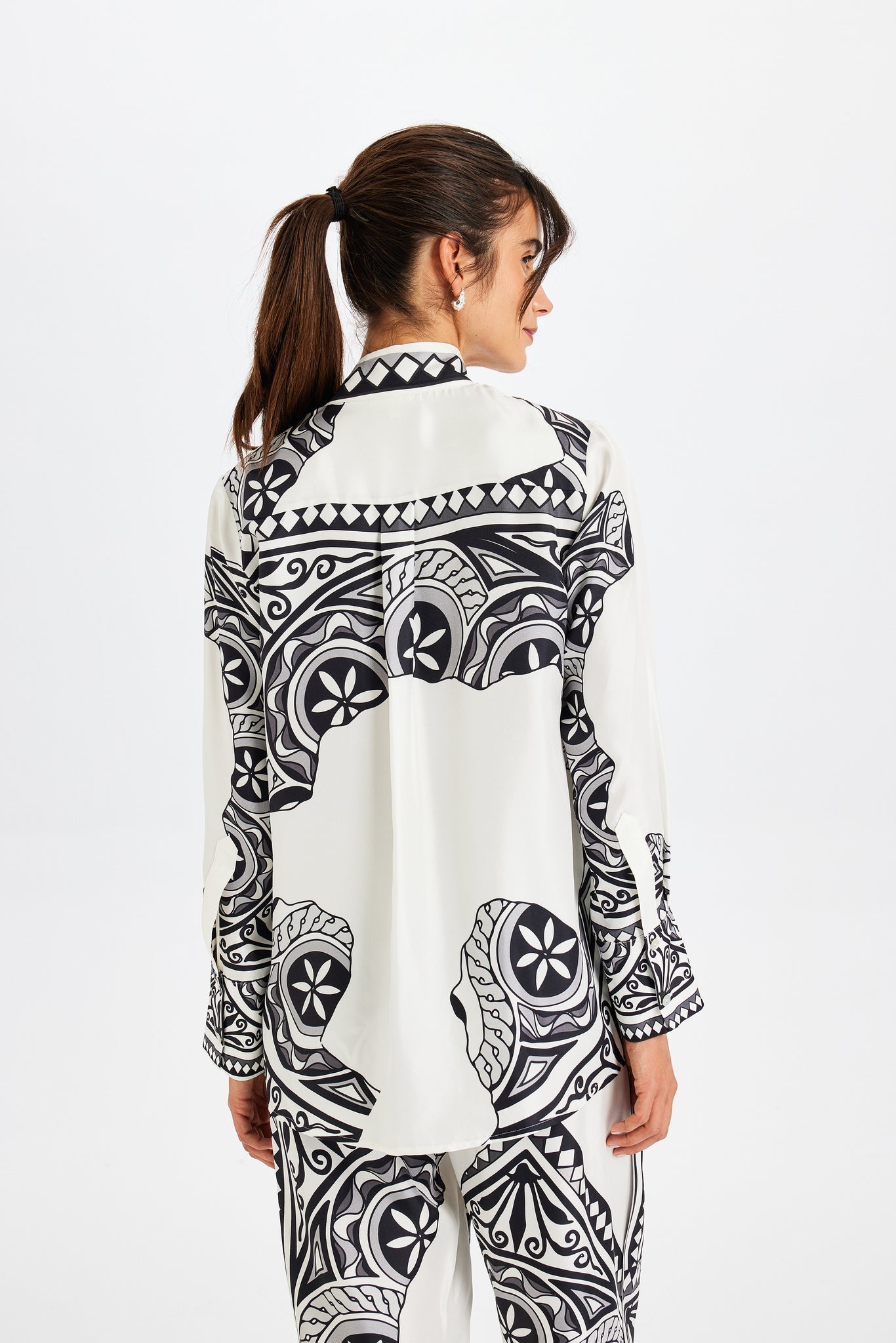 Zeugma Scarf Silk Shirt