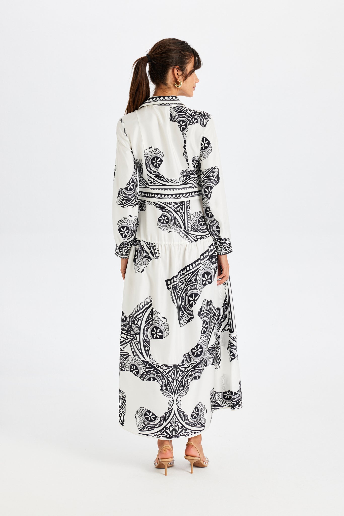 Zeugma Silk Long Bell Dress