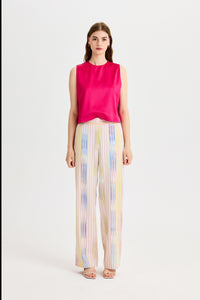 Elastic Waist Colorful Pants
