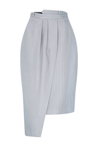 Kutnu Gray Envelope Skirt