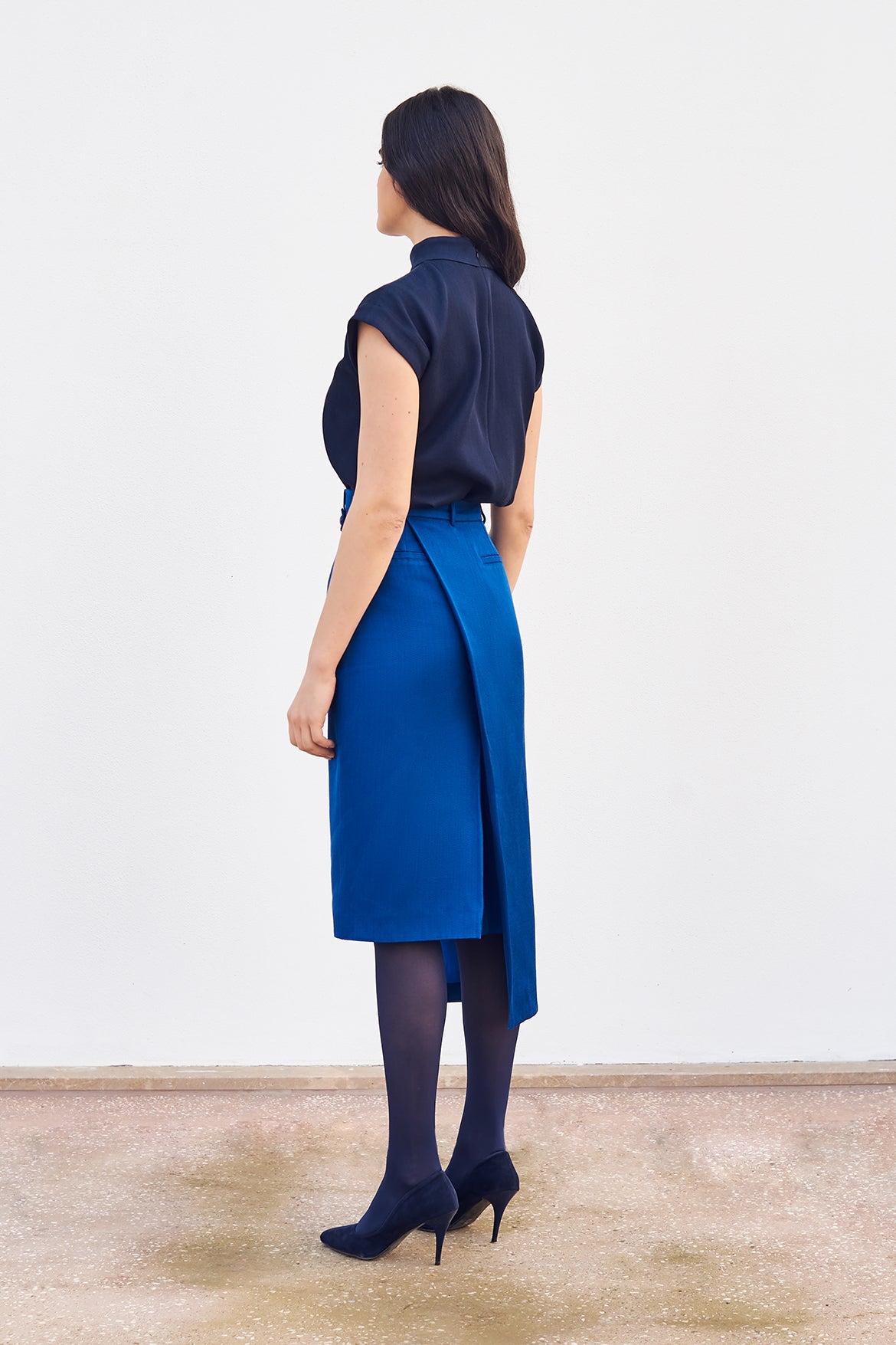 Kutnu Blue Envelope Skirt