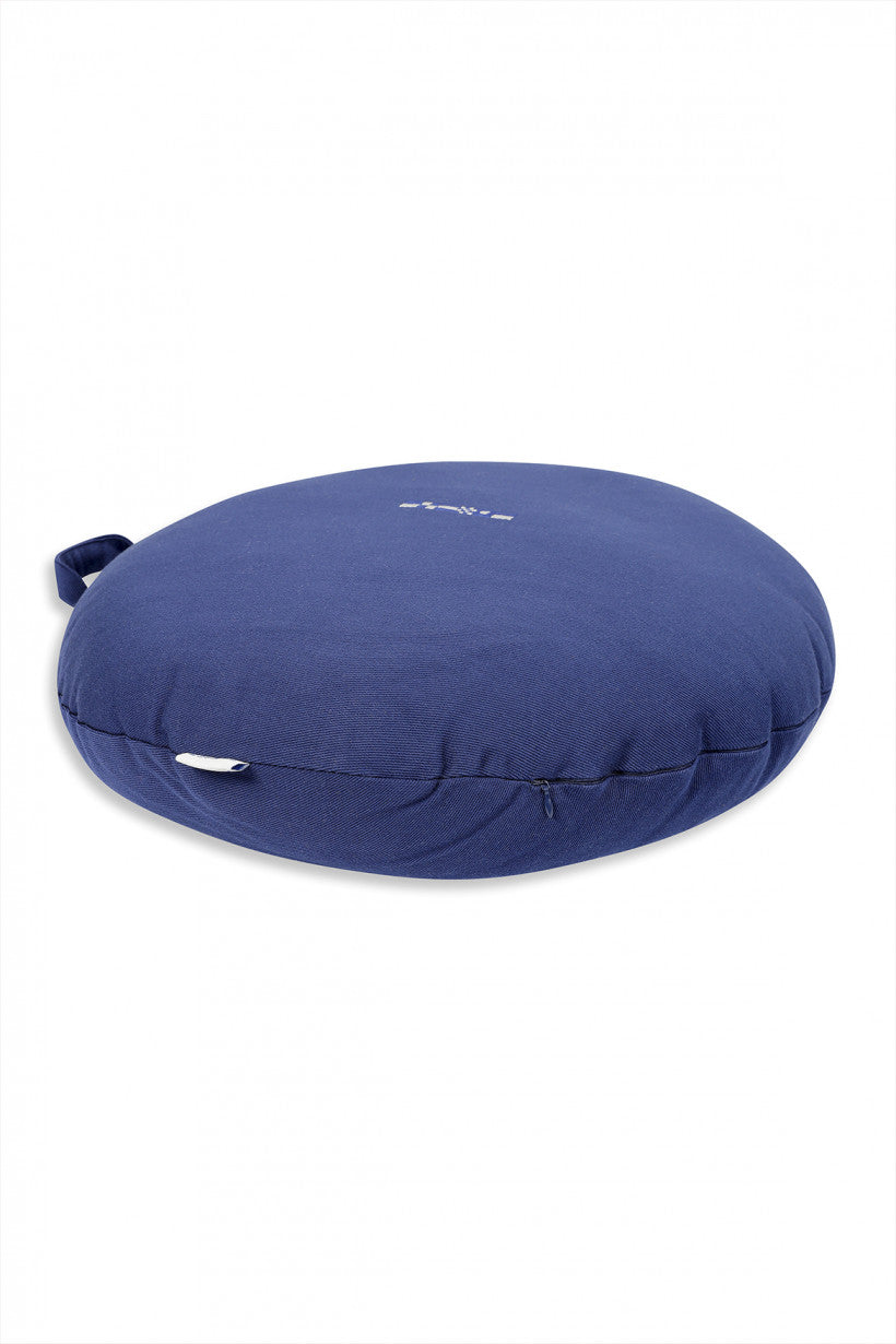 Ortakent Round Navy Blue Pillow