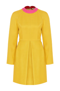 Kutnu Mini Yellow Dress