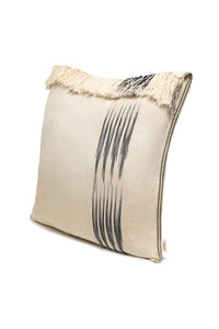 Fringed Ecru Pesthemal Cushion