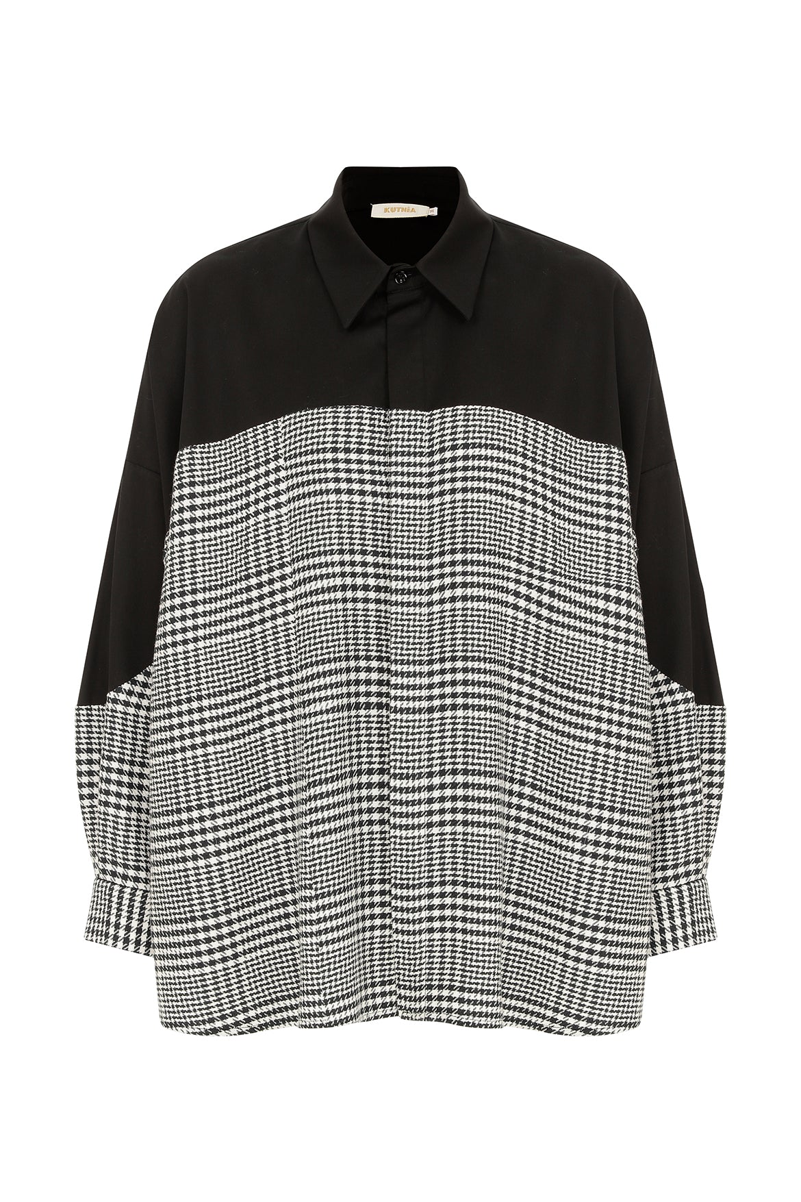 Wide Cut Checkered Shirt