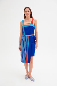 Removable Blue Kutnu Skirt