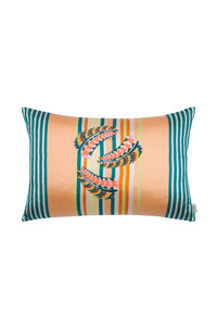 Three Feathers Rectangle Lace Pillow