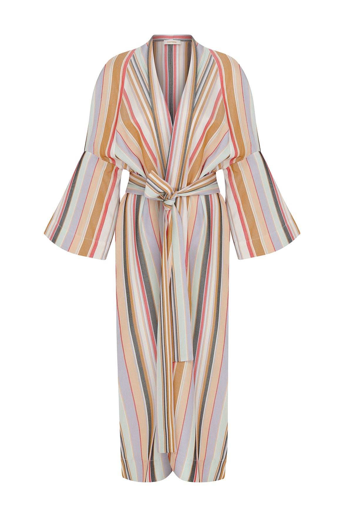 Ruffle Sleeved Hava Civa Kimono